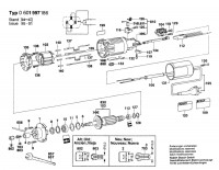 Bosch 0 601 997 186 Ggs 27 L Straight Grinders 220 V / Eu Spare Parts